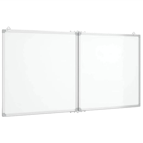 Vidaxx magnetisches faltbares Whiteboard 120x60x1,7 cm Aluminium
