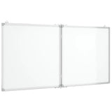 Vidaxl Whiteboard magnetesch flappbar 120x601.7 cm Aluminium