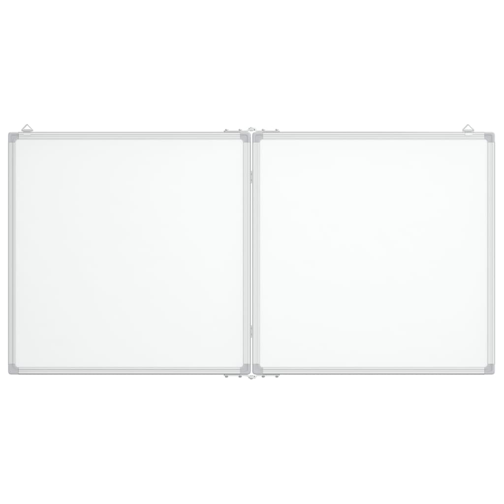 Vidaxl Whiteboard magnetesch flappbar 120x601.7 cm Aluminium