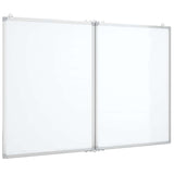 Vidaxx magnetisches faltbares Whiteboard 120x80x1,7 cm Aluminium