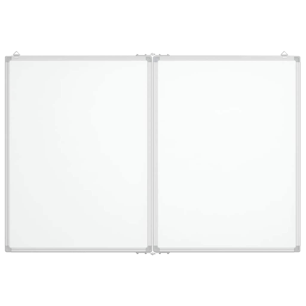 Vidaxx magnetisches faltbares Whiteboard 120x80x1,7 cm Aluminium