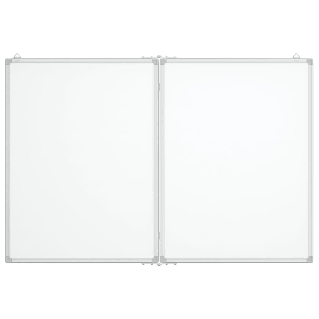 Vidaxl Whiteboard Magnetisch faltbar 120 x 80 x 1,7 cm Aluminium