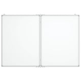 Vidaxl Whiteboard Magnetically foldable 120x80x1.7 cm aluminum