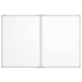 Vidaxx magnetisches faltbares Whiteboard 120x100x1,7 cm Aluminium