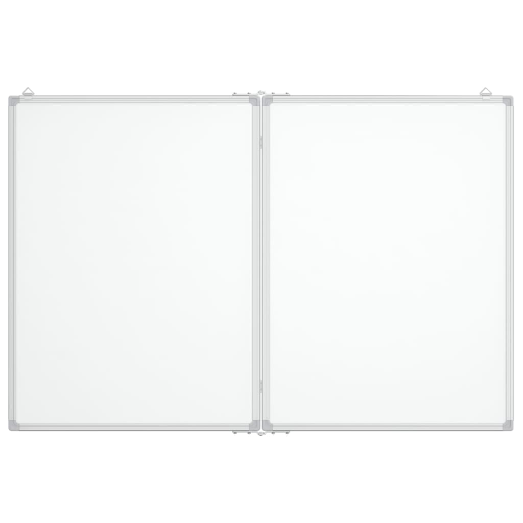 Vidaxl Whiteboard Magnetycznie składane 120x100x1,7 cm aluminium