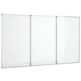 Vidaxx magnetisches faltbares Whiteboard 120x80x1,7 cm Aluminium