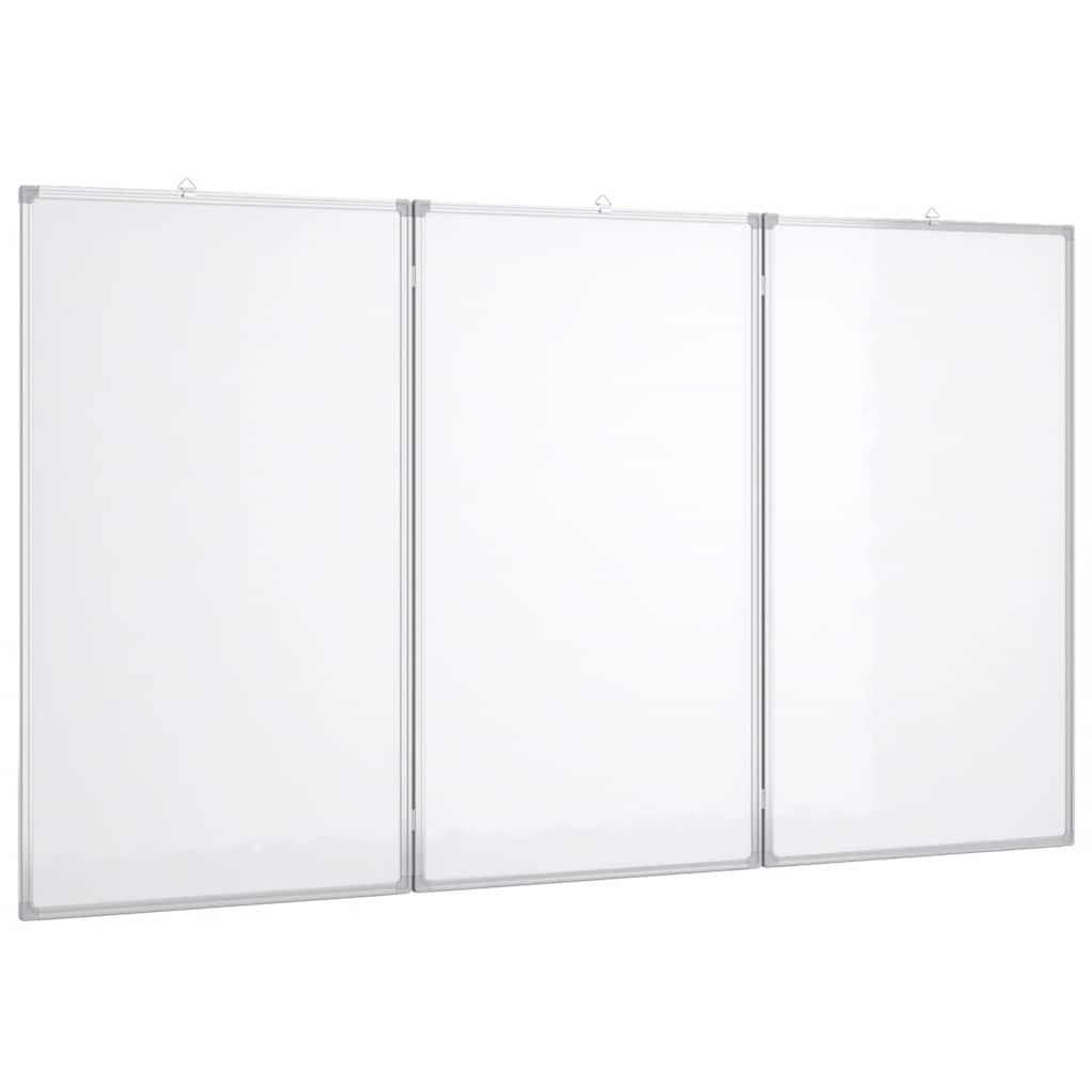 Vidaxx magnetisches faltbares Whiteboard 120x100x1,7 cm Aluminium