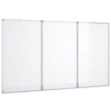 Vidaxx magnetisches faltbares Whiteboard 120x100x1,7 cm Aluminium