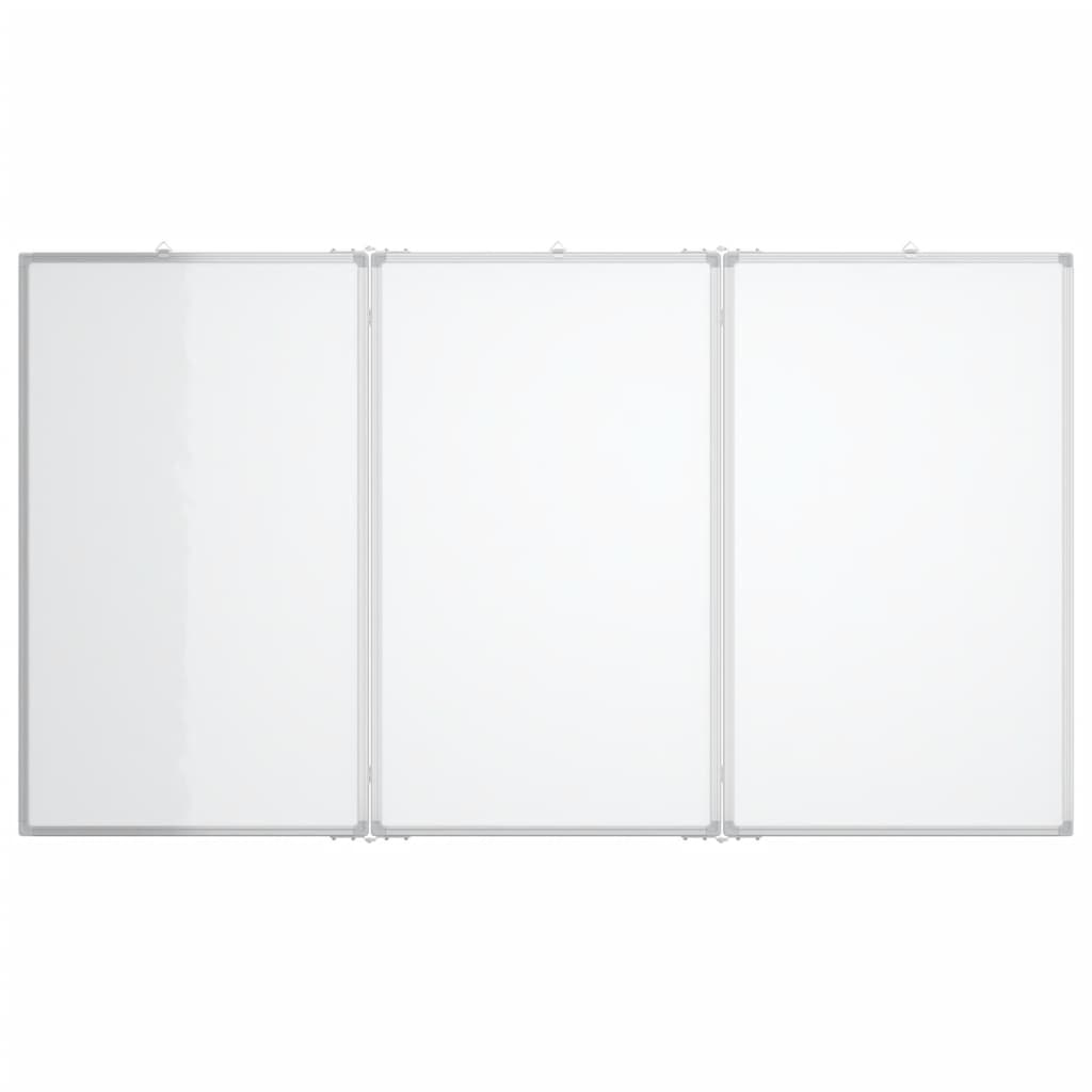 Vidaxl Whiteboard Magnetisk sammenfoldelig 120x100x1,7 cm aluminium