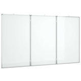 Vidaxx magnetisches faltbares Whiteboard 150x100x1,7 cm Aluminium