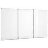 Vidaxl Whiteboard magnetesch flappbar 150x100x1.7 cm Aluminium