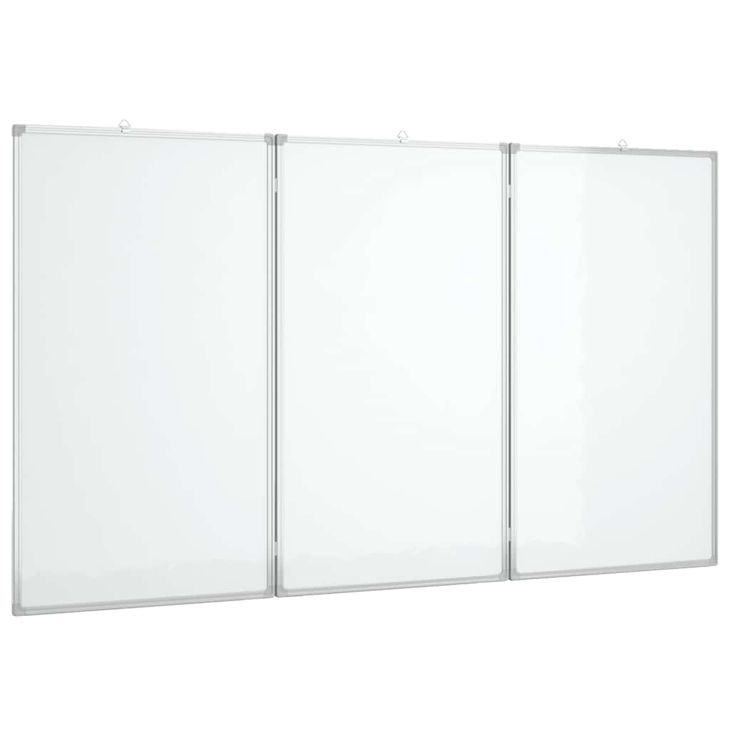 Vidaxx magnetisches faltbares Whiteboard 180x80x1,7 cm Aluminium