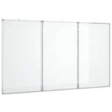 Vidaxx magnetisches faltbares Whiteboard 180x80x1,7 cm Aluminium