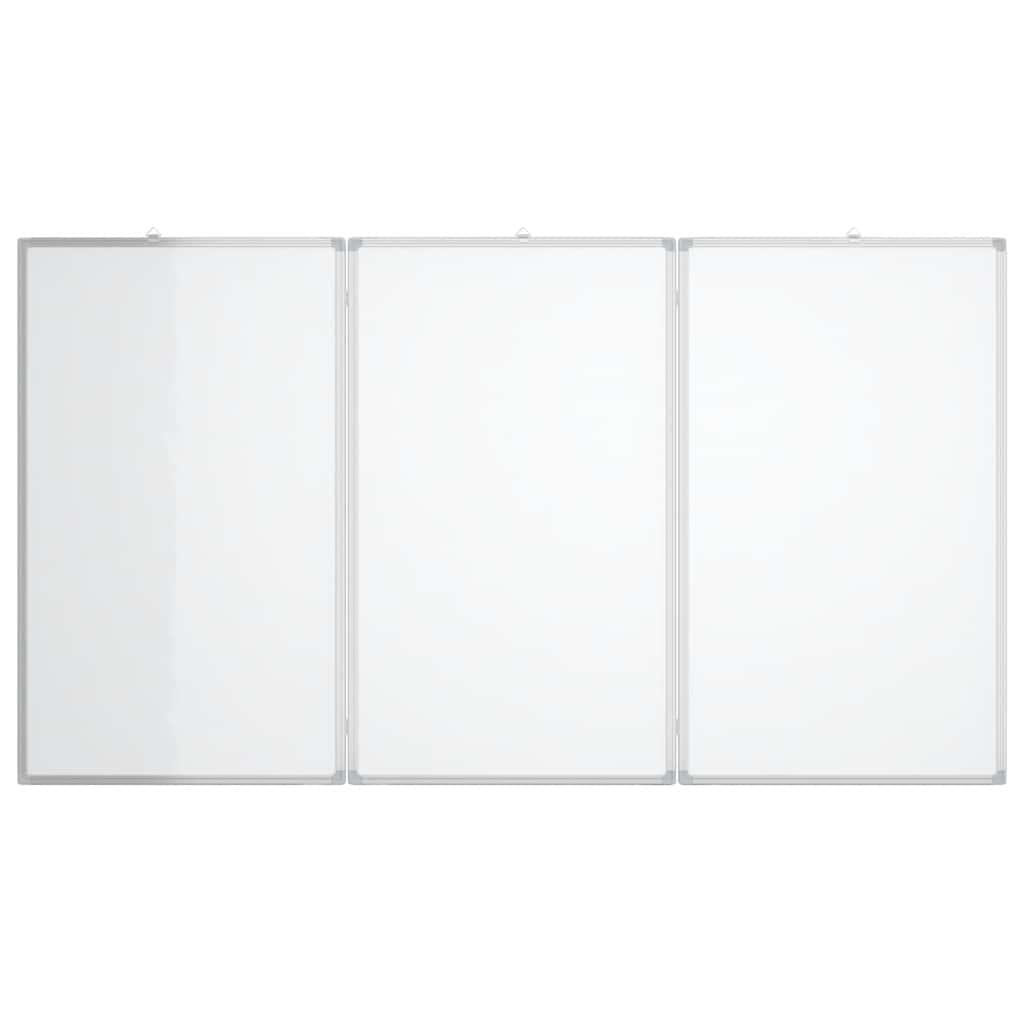 Vidaxx magnetisches faltbares Whiteboard 180x80x1,7 cm Aluminium