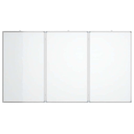 Vidaxx magnetisches faltbares Whiteboard 180x80x1,7 cm Aluminium