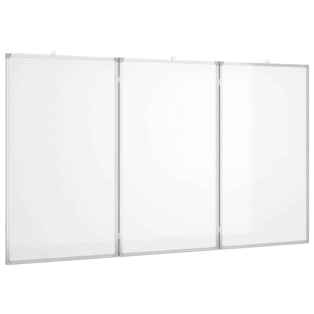 Vidaxx magnetisches faltbares Whiteboard 180x100x1,7 cm Aluminium