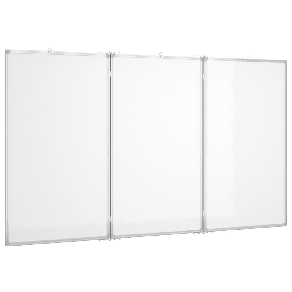 Vidaxl Whiteboard Magnetycznie składanie 180x100x1,7 cm aluminium