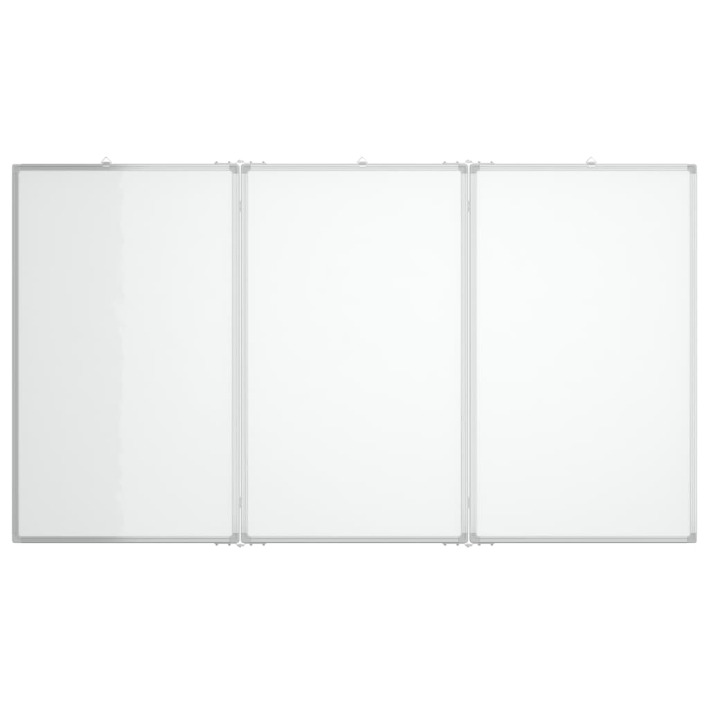 Vidaxl Whiteboard Magnetycznie składanie 180x100x1,7 cm aluminium