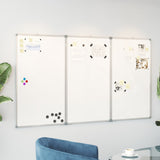 Vidaxl Whiteboard Magnetycznie składanie 180x100x1,7 cm aluminium