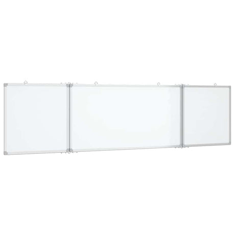 Vidaxx magnetisches faltbares Whiteboard 160x40x1,7 cm Aluminium