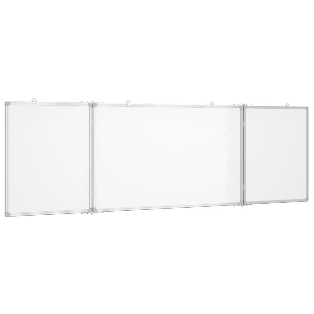 Vidaxl Whiteboard Magnétiquement pliable 160x50x1,7 cm Aluminium