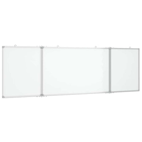 VidaXL Magnetisches faltbares Whiteboard 160x50x1,7 cm Aluminium