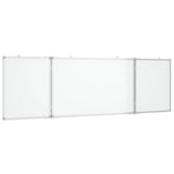 Vidaxl Whiteboard Magnetycznie składane 160x60x1,7 cm aluminium