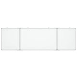 Vidaxl tavle magnetisk sammenleggbar 160x60x1,7 cm aluminium