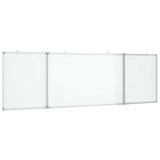 VidaXL Magnetisches faltbares Whiteboard 200x60x1,7 cm Aluminium