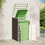 Vidaxx Containeraufbewahrung für 1 Container 72x81x115 cm brauner Stahl
