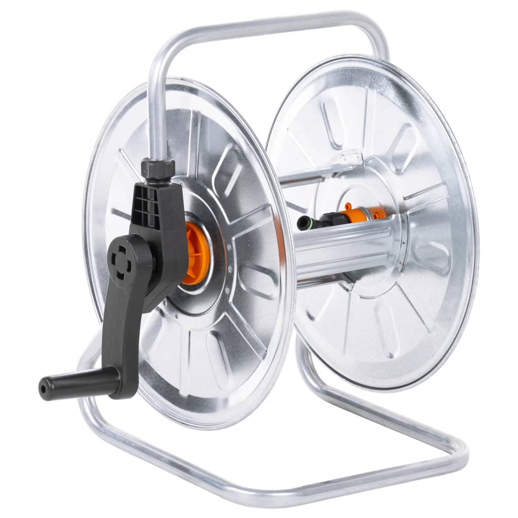 Vidaxl hose reel for 50 m 1 2 hose wall mounting steel