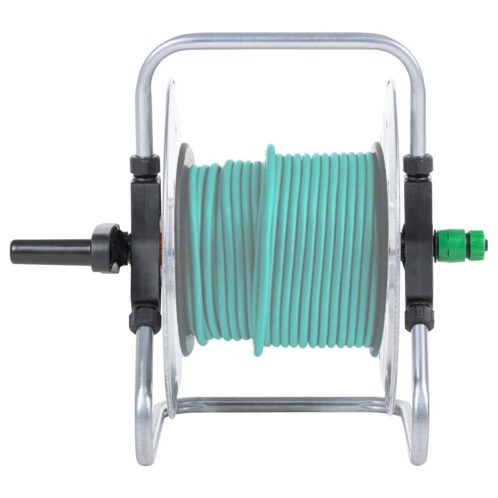 Vidaxl hose reel for 50 m 1 2 hose wall mounting steel