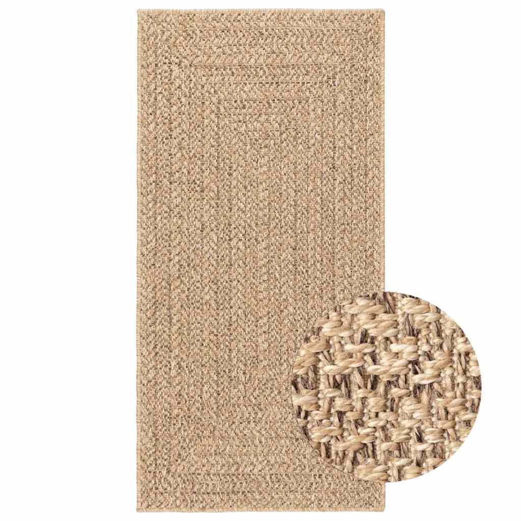Vidaxl vloerkleed zizur binnen en buiten 60x110 cm jute look