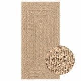 Vidaxl vloerkleed zizur binnen en buiten 60x110 cm jute look