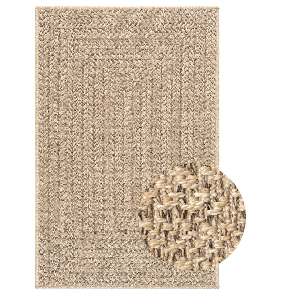 Vidaxl Rug Zizur znotraj in zunaj 240x340 cm jute videz