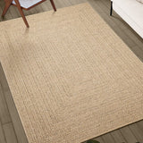 Vidaxl Rug Zizur znotraj in zunaj 240x340 cm jute videz