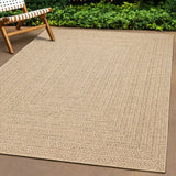 Vidaxl rug Zizur inside and outside 240x340 cm jute look