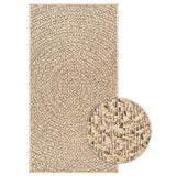 VidaXL-Teppich Zizur für drinnen und draußen, 60 x 110 cm, Jute-Optik