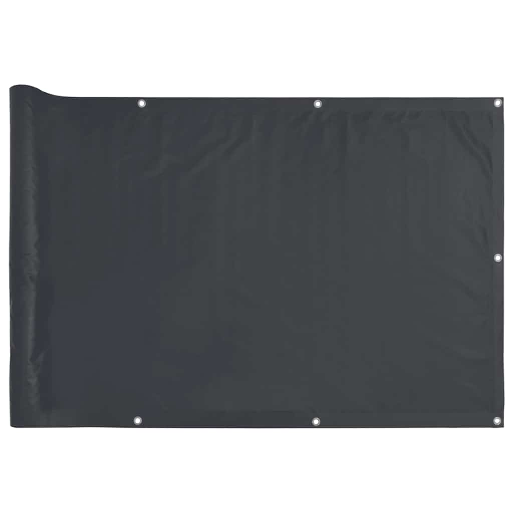 Vidaxx Balkonschirm 400x75 cm PVC Anthrazit