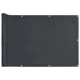Vidaxx Balkonschirm 400x75 cm PVC Anthrazit