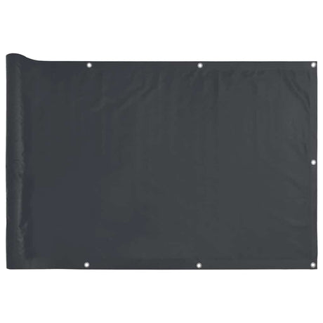 Vidaxx Balkonschirm 400x75 cm PVC Anthrazit