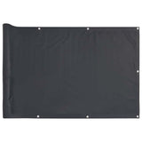 Vidaxx Balkonschirm 500x75 cm PVC Anthrazit