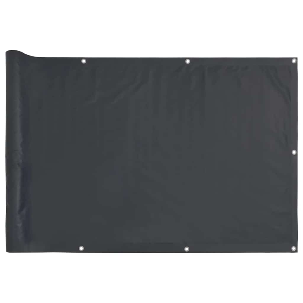 Vidaxx Balkonschirm 600x75 cm PVC Anthrazit