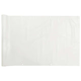 Vidaxx Balkonschirm 400x75 cm PVC weiß