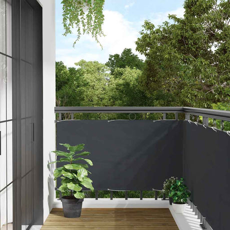 Vidaxx Balkonschirm 400x90 cm PVC Anthrazit