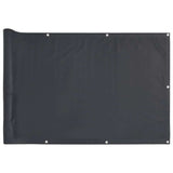 Vidaxx Balkonschirm 500x90 cm PVC Anthrazit