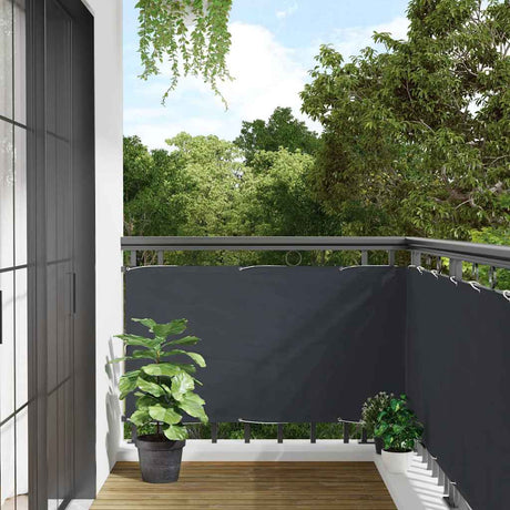 Vidaxx Balkonschirm 500x90 cm PVC Anthrazit
