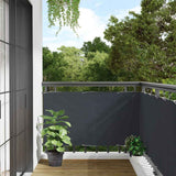 Vidaxx Balkonschirm 500x90 cm PVC Anthrazit