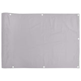 Vidaxx Balkonschirm 400x90 cm PVC grau