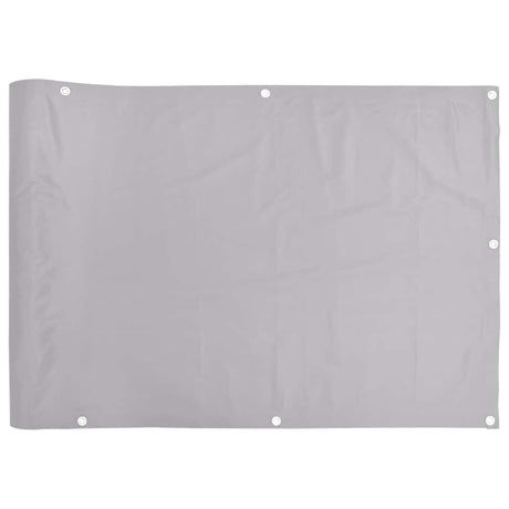 Vidaxx Balkonschirm 400x90 cm PVC grau